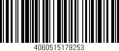 Código de barras (EAN, GTIN, SKU, ISBN): '4060515179253'