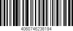 Código de barras (EAN, GTIN, SKU, ISBN): '4060746238194'