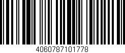 Código de barras (EAN, GTIN, SKU, ISBN): '4060787101778'
