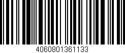 Código de barras (EAN, GTIN, SKU, ISBN): '4060801361133'
