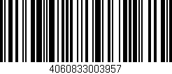 Código de barras (EAN, GTIN, SKU, ISBN): '4060833003957'
