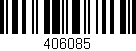 Código de barras (EAN, GTIN, SKU, ISBN): '406085'
