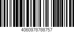 Código de barras (EAN, GTIN, SKU, ISBN): '4060978788757'