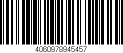 Código de barras (EAN, GTIN, SKU, ISBN): '4060978945457'
