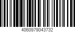 Código de barras (EAN, GTIN, SKU, ISBN): '4060979043732'