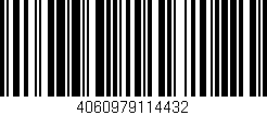 Código de barras (EAN, GTIN, SKU, ISBN): '4060979114432'