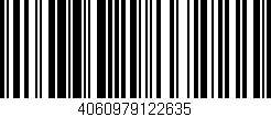 Código de barras (EAN, GTIN, SKU, ISBN): '4060979122635'