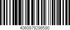 Código de barras (EAN, GTIN, SKU, ISBN): '4060979298590'