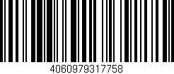 Código de barras (EAN, GTIN, SKU, ISBN): '4060979317758'