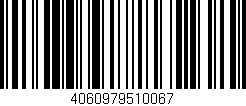 Código de barras (EAN, GTIN, SKU, ISBN): '4060979510067'