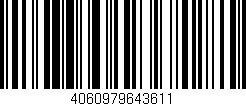 Código de barras (EAN, GTIN, SKU, ISBN): '4060979643611'