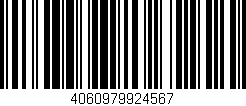 Código de barras (EAN, GTIN, SKU, ISBN): '4060979924567'