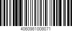 Código de barras (EAN, GTIN, SKU, ISBN): '4060981008071'