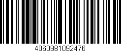 Código de barras (EAN, GTIN, SKU, ISBN): '4060981092476'