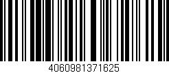 Código de barras (EAN, GTIN, SKU, ISBN): '4060981371625'