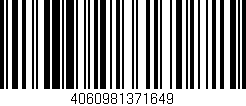 Código de barras (EAN, GTIN, SKU, ISBN): '4060981371649'