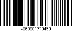 Código de barras (EAN, GTIN, SKU, ISBN): '4060981770459'