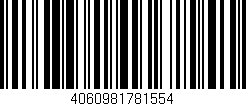 Código de barras (EAN, GTIN, SKU, ISBN): '4060981781554'