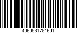 Código de barras (EAN, GTIN, SKU, ISBN): '4060981781691'