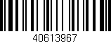Código de barras (EAN, GTIN, SKU, ISBN): '40613967'