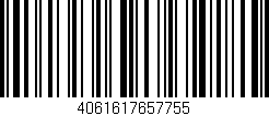 Código de barras (EAN, GTIN, SKU, ISBN): '4061617657755'