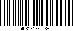 Código de barras (EAN, GTIN, SKU, ISBN): '4061617687653'