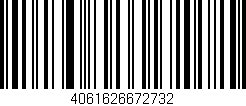 Código de barras (EAN, GTIN, SKU, ISBN): '4061626672732'