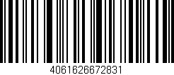 Código de barras (EAN, GTIN, SKU, ISBN): '4061626672831'