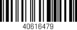 Código de barras (EAN, GTIN, SKU, ISBN): '40616479'