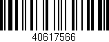 Código de barras (EAN, GTIN, SKU, ISBN): '40617566'