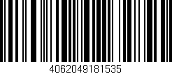 Código de barras (EAN, GTIN, SKU, ISBN): '4062049181535'
