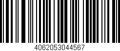 Código de barras (EAN, GTIN, SKU, ISBN): '4062053044567'