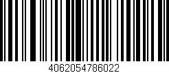Código de barras (EAN, GTIN, SKU, ISBN): '4062054786022'