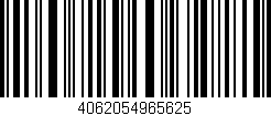 Código de barras (EAN, GTIN, SKU, ISBN): '4062054965625'