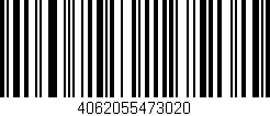 Código de barras (EAN, GTIN, SKU, ISBN): '4062055473020'