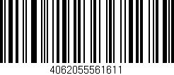 Código de barras (EAN, GTIN, SKU, ISBN): '4062055561611'