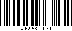Código de barras (EAN, GTIN, SKU, ISBN): '4062056223259'