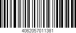 Código de barras (EAN, GTIN, SKU, ISBN): '4062057011381'