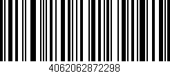 Código de barras (EAN, GTIN, SKU, ISBN): '4062062872298'