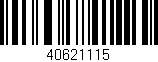 Código de barras (EAN, GTIN, SKU, ISBN): '40621115'