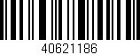 Código de barras (EAN, GTIN, SKU, ISBN): '40621186'