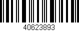Código de barras (EAN, GTIN, SKU, ISBN): '40623893'