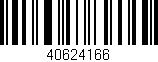 Código de barras (EAN, GTIN, SKU, ISBN): '40624166'