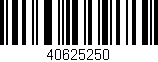 Código de barras (EAN, GTIN, SKU, ISBN): '40625250'