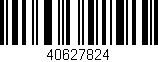 Código de barras (EAN, GTIN, SKU, ISBN): '40627824'