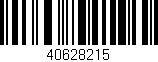 Código de barras (EAN, GTIN, SKU, ISBN): '40628215'