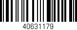 Código de barras (EAN, GTIN, SKU, ISBN): '40631179'