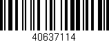 Código de barras (EAN, GTIN, SKU, ISBN): '40637114'