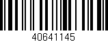 Código de barras (EAN, GTIN, SKU, ISBN): '40641145'