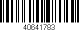 Código de barras (EAN, GTIN, SKU, ISBN): '40641783'